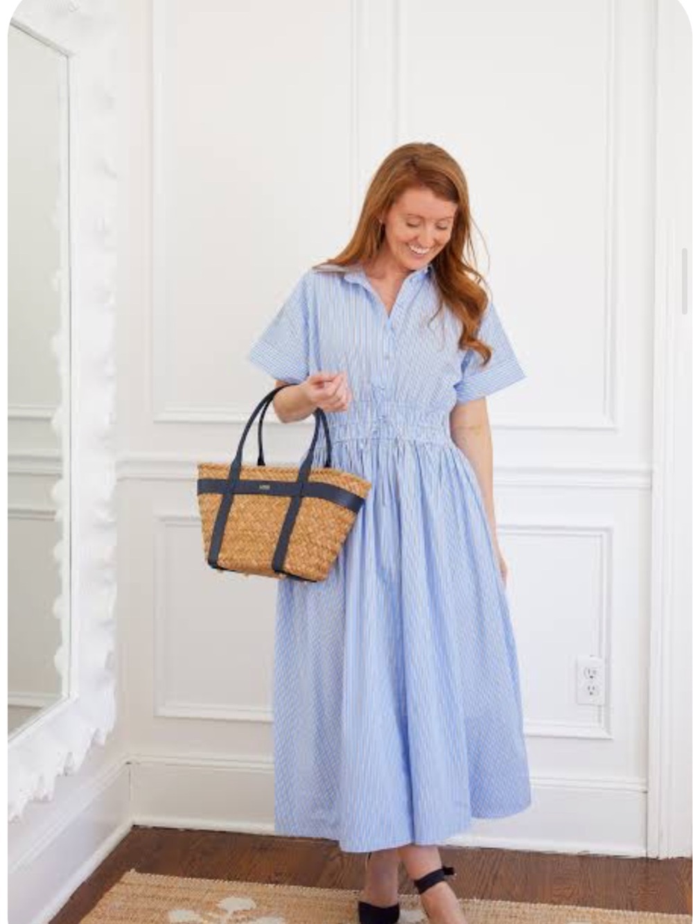 JCrew Elena shirt-dress in cotton poplin S